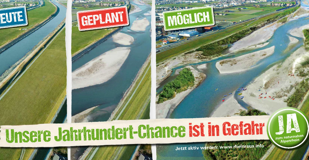 Ja zum naturnahen Alpenrhein