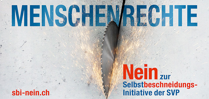 Nein zur Selbstbestimmungs- resp. Selbstbeschneidungs-Initiative