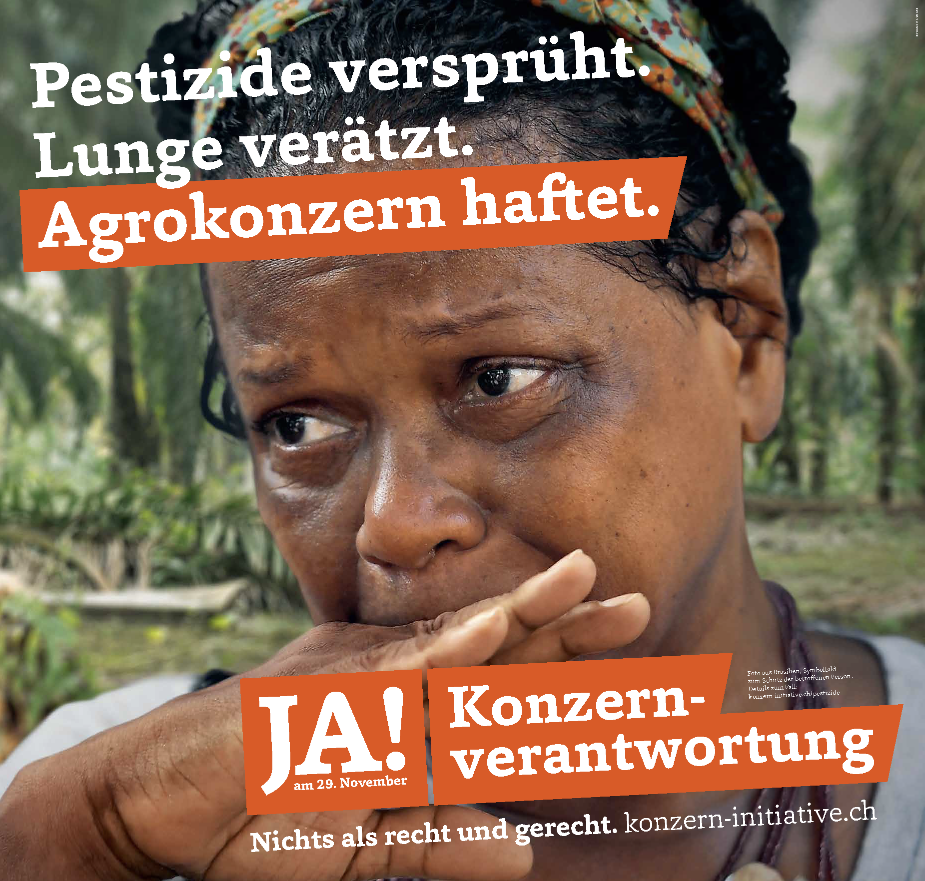 Konzernverantwortungsinitiative Plakat 