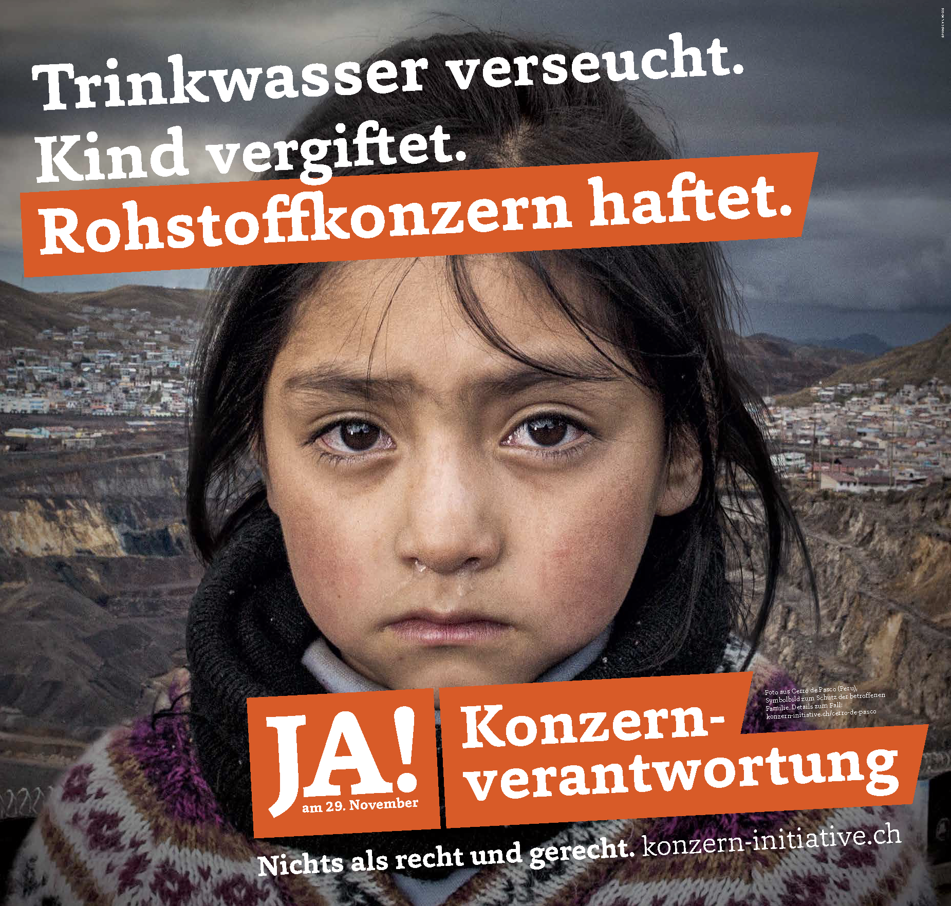 Konzernverantwortungsinitiative Plakat 