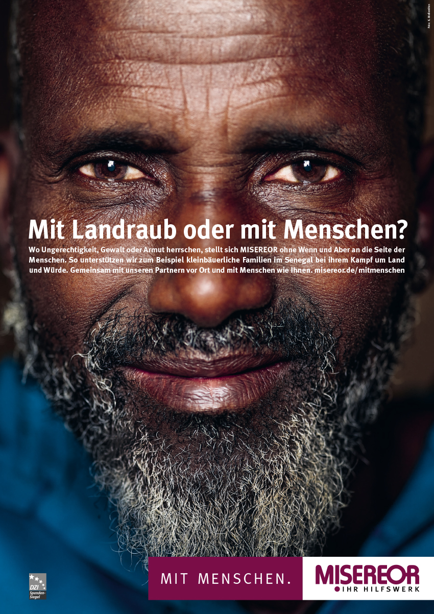 Anzeige der Kampagne Mitmenschen von misereor